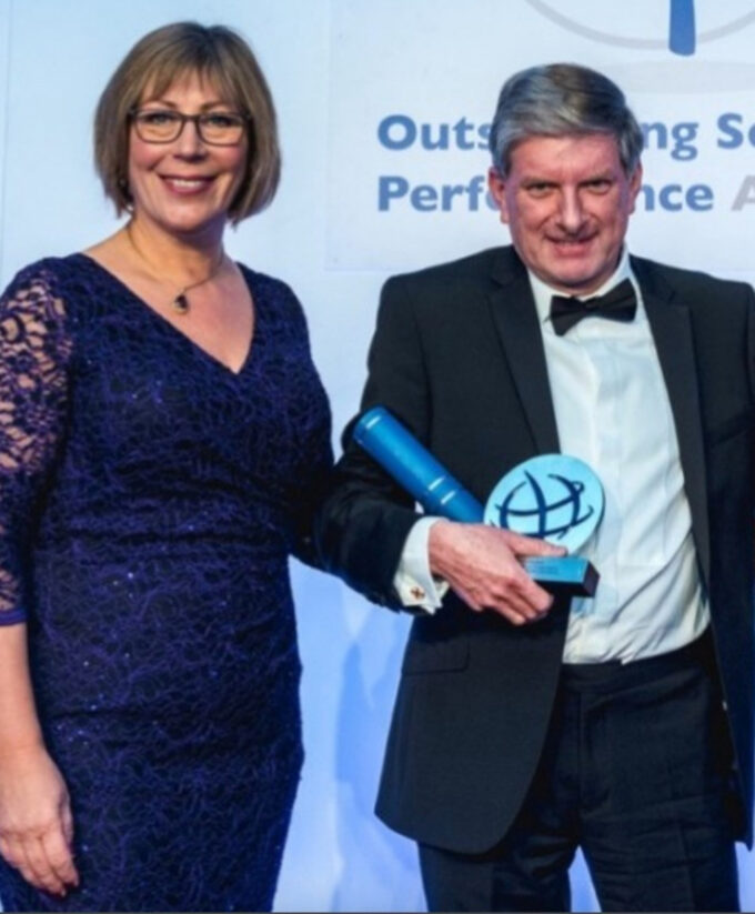 Former Nottinghamshire Assistant Chief Constable Susannah Fish and Stephen Beels