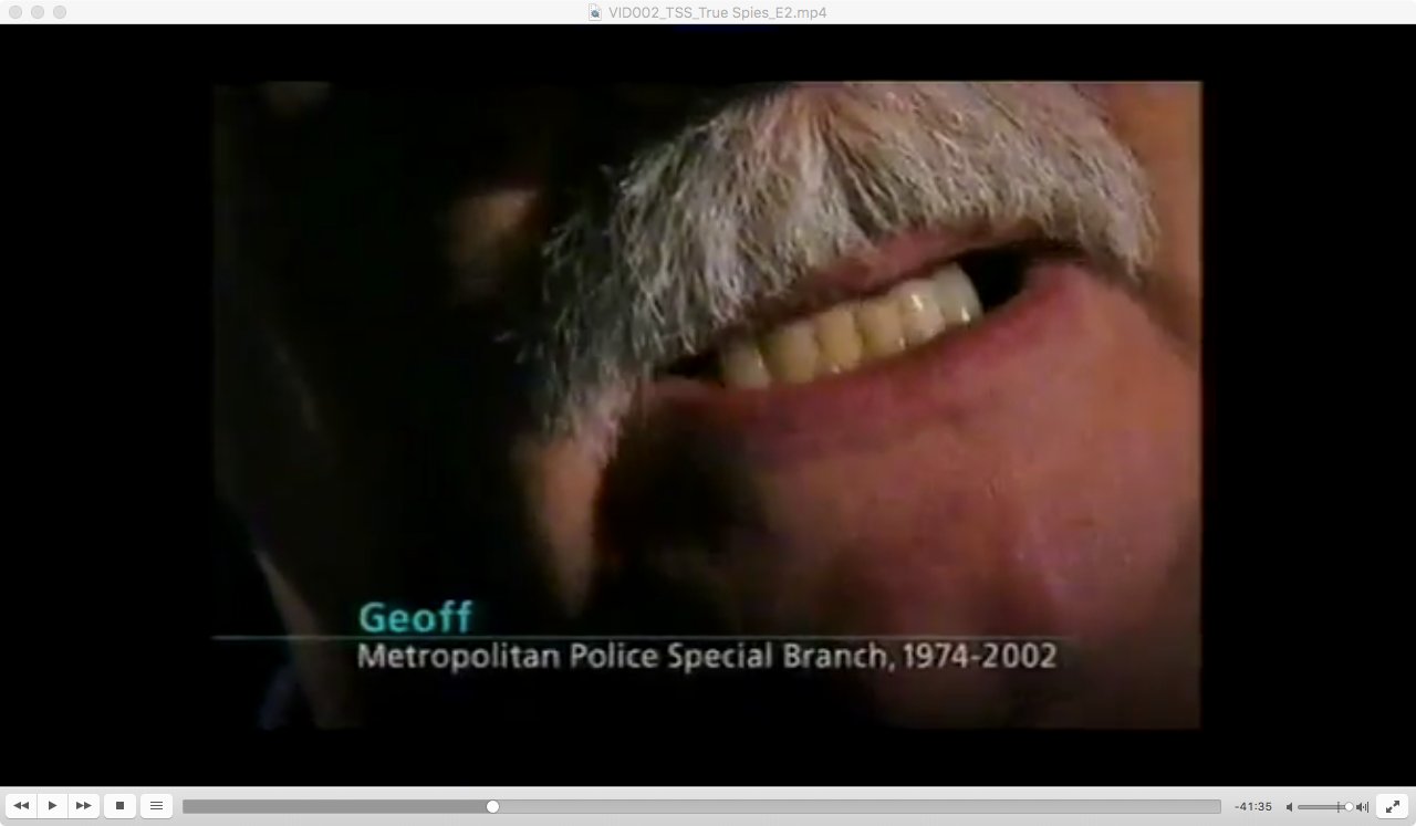 HN21  - 'Geoff' in True Spies