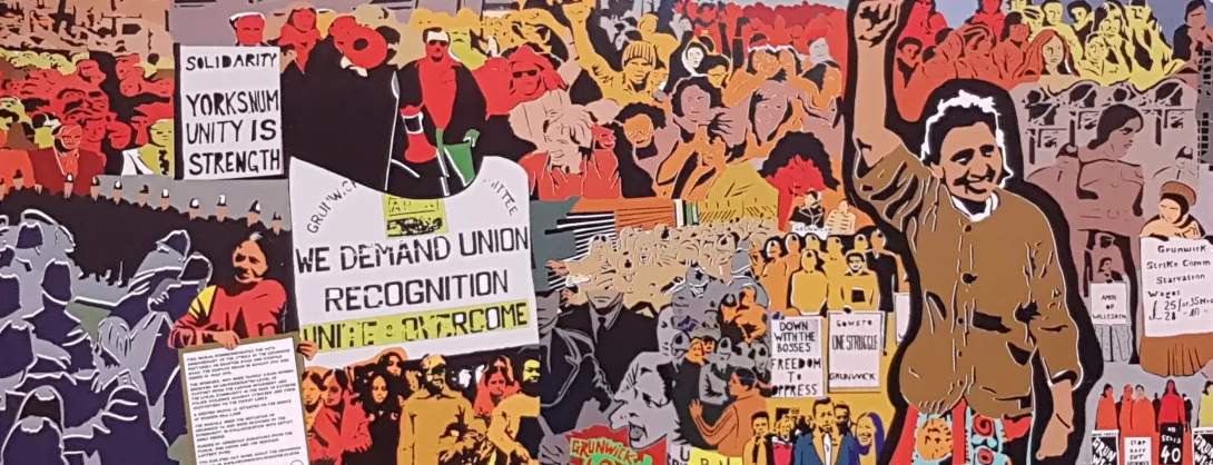 Grunwick Mural (40th Anniversary)