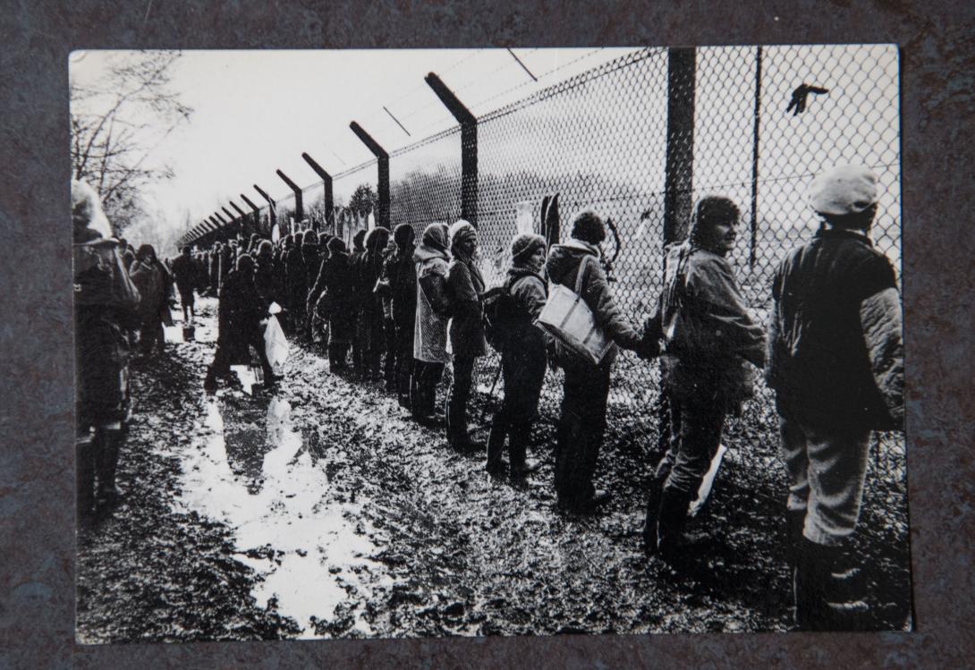 'Embrace the Base' (1982) (Credit: Jenny Engelow)