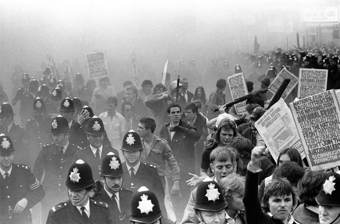 Lewisham confrontation and smoke