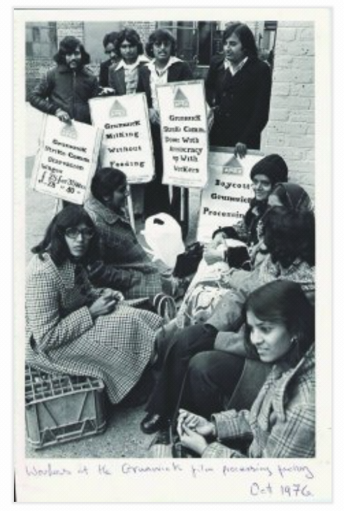 Striking women at Grunwick