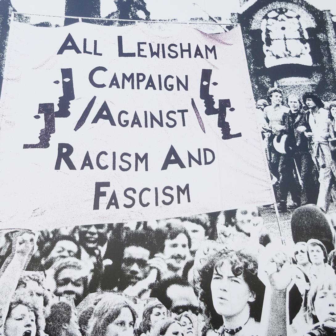 All Lewisham Campaign Against Racism & Fascism (banner).