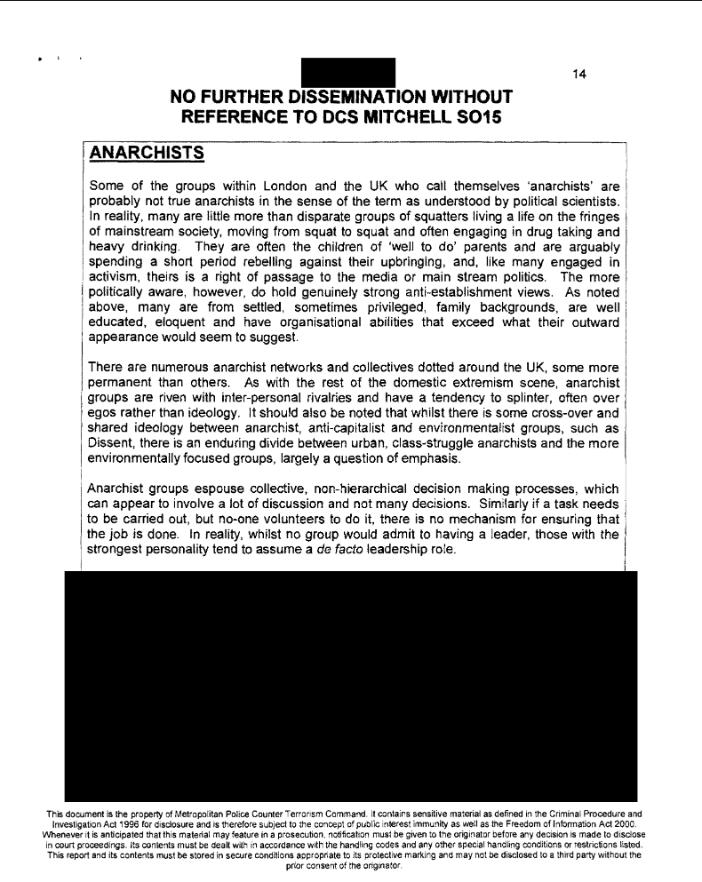 Tactical Threat Assessment re Domestic Extremist Groups (Author: DCS Mitchell Author) (2011)