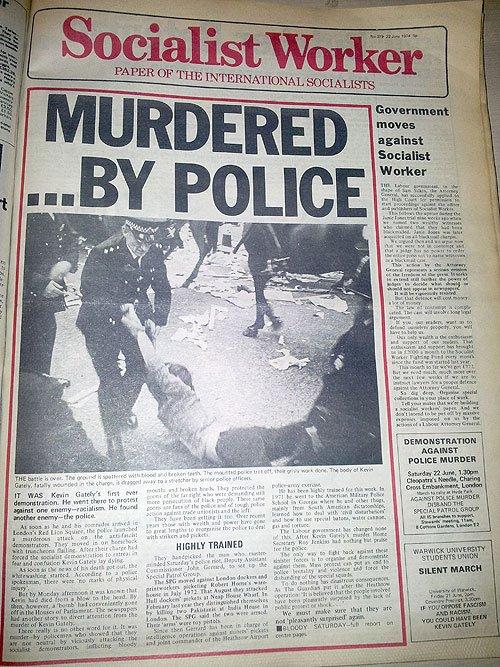 Front page of the Socialist Worker
